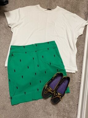 Zenana Outfitters Cream Waffle Knit Top